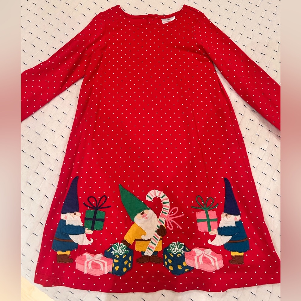 Hanna Andersson Red Dress with White Polka Dots